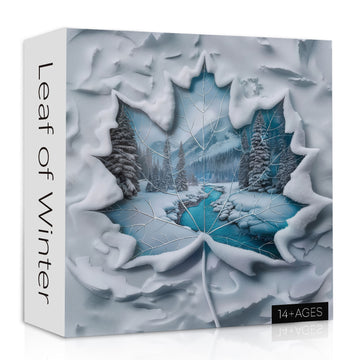 Foglie di puzzle invernale puzzle 1000 pezzi